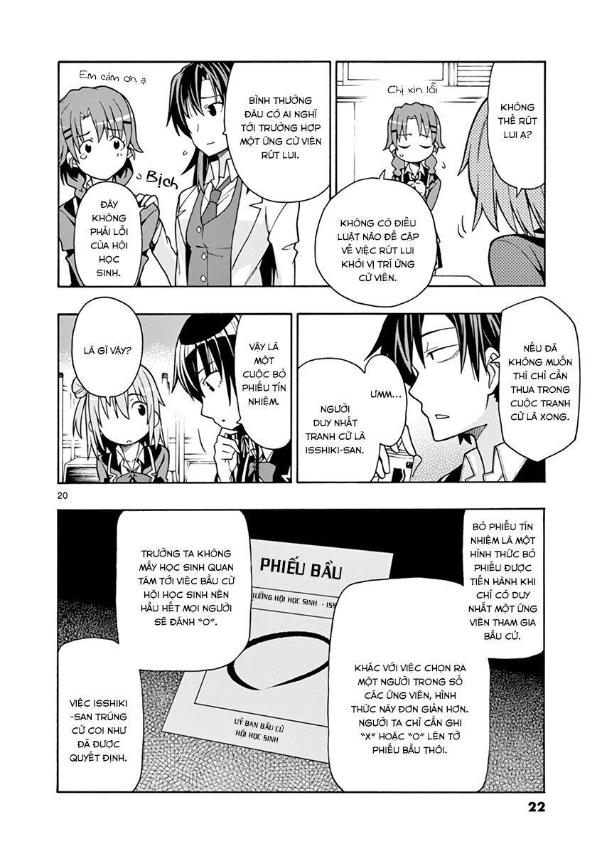 Chuyện Tình Thanh Xuân Bi Hài Của Tôi Quả Nhiên Là Sai Lầm @Comic Chapter 54 - Trang 21