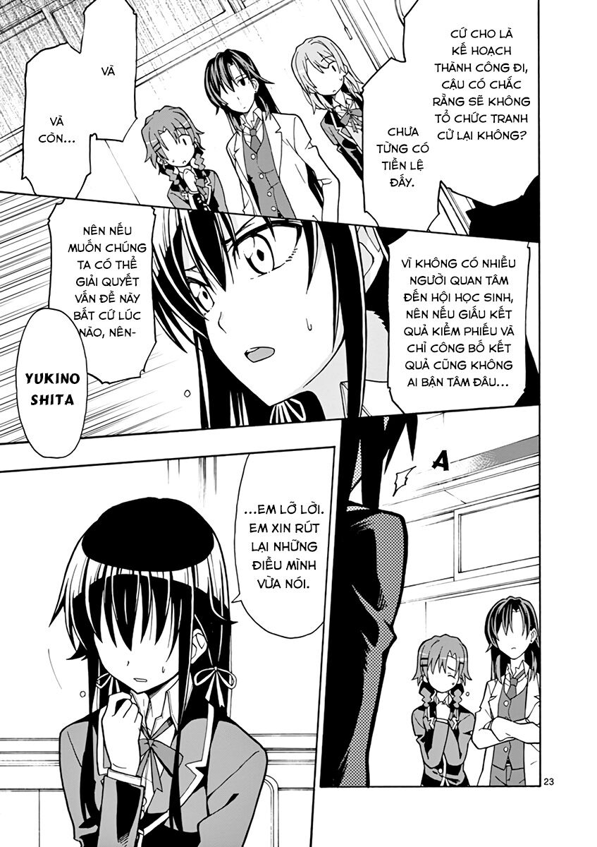Chuyện Tình Thanh Xuân Bi Hài Của Tôi Quả Nhiên Là Sai Lầm @Comic Chapter 54 - Trang 24