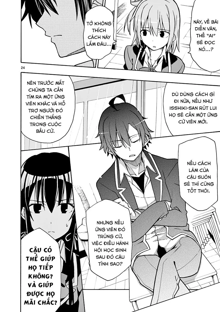Chuyện Tình Thanh Xuân Bi Hài Của Tôi Quả Nhiên Là Sai Lầm @Comic Chapter 54 - Trang 25