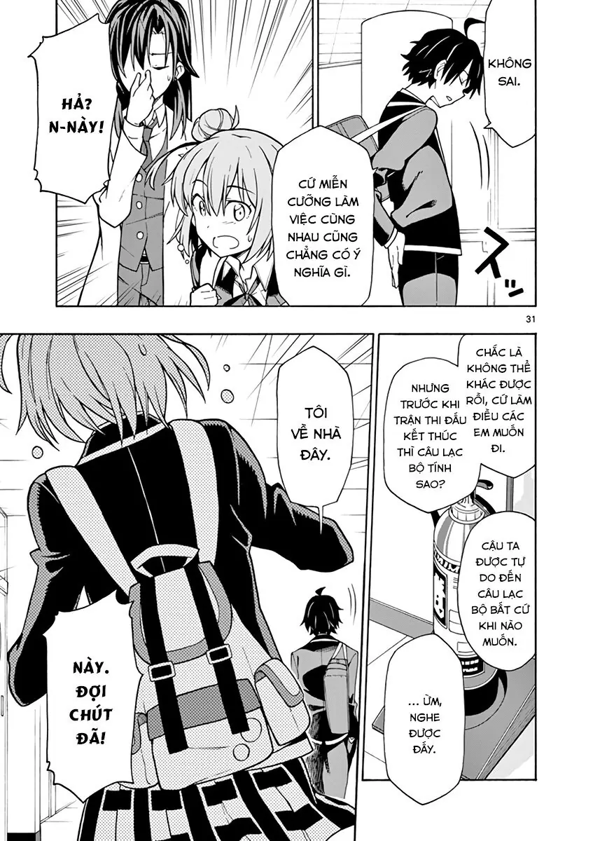 Chuyện Tình Thanh Xuân Bi Hài Của Tôi Quả Nhiên Là Sai Lầm @Comic Chapter 54 - Trang 32