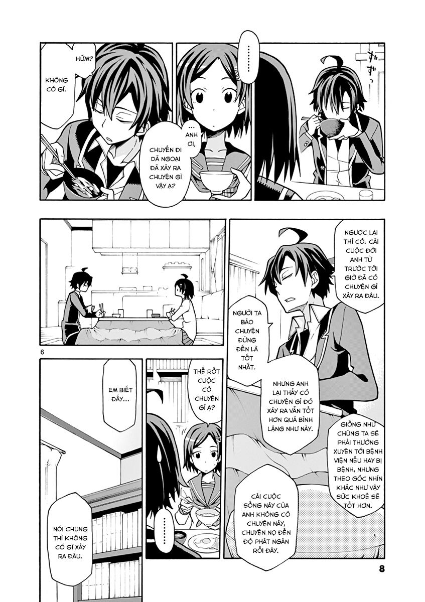 Chuyện Tình Thanh Xuân Bi Hài Của Tôi Quả Nhiên Là Sai Lầm @Comic Chapter 54 - Trang 7