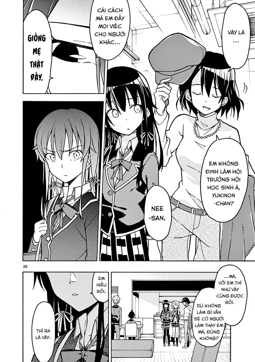 Chuyện Tình Thanh Xuân Bi Hài Của Tôi Quả Nhiên Là Sai Lầm @Comic Chapter 55 - Trang 38