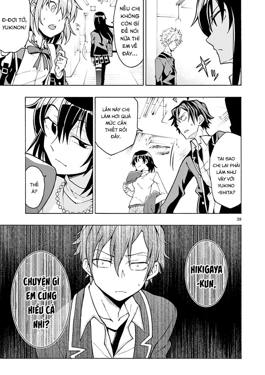 Chuyện Tình Thanh Xuân Bi Hài Của Tôi Quả Nhiên Là Sai Lầm @Comic Chapter 55 - Trang 39