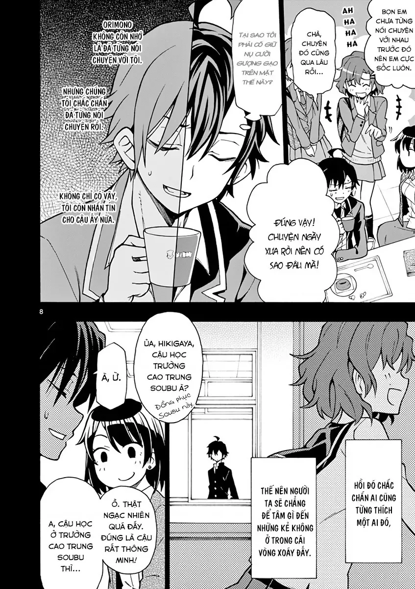 Chuyện Tình Thanh Xuân Bi Hài Của Tôi Quả Nhiên Là Sai Lầm @Comic Chapter 55 - Trang 9