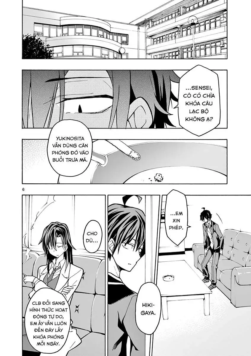 Chuyện Tình Thanh Xuân Bi Hài Của Tôi Quả Nhiên Là Sai Lầm @Comic Chapter 56 - Trang 7