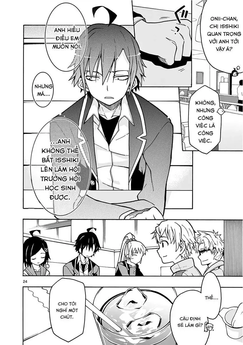 Chuyện Tình Thanh Xuân Bi Hài Của Tôi Quả Nhiên Là Sai Lầm @Comic Chapter 57 - Trang 24