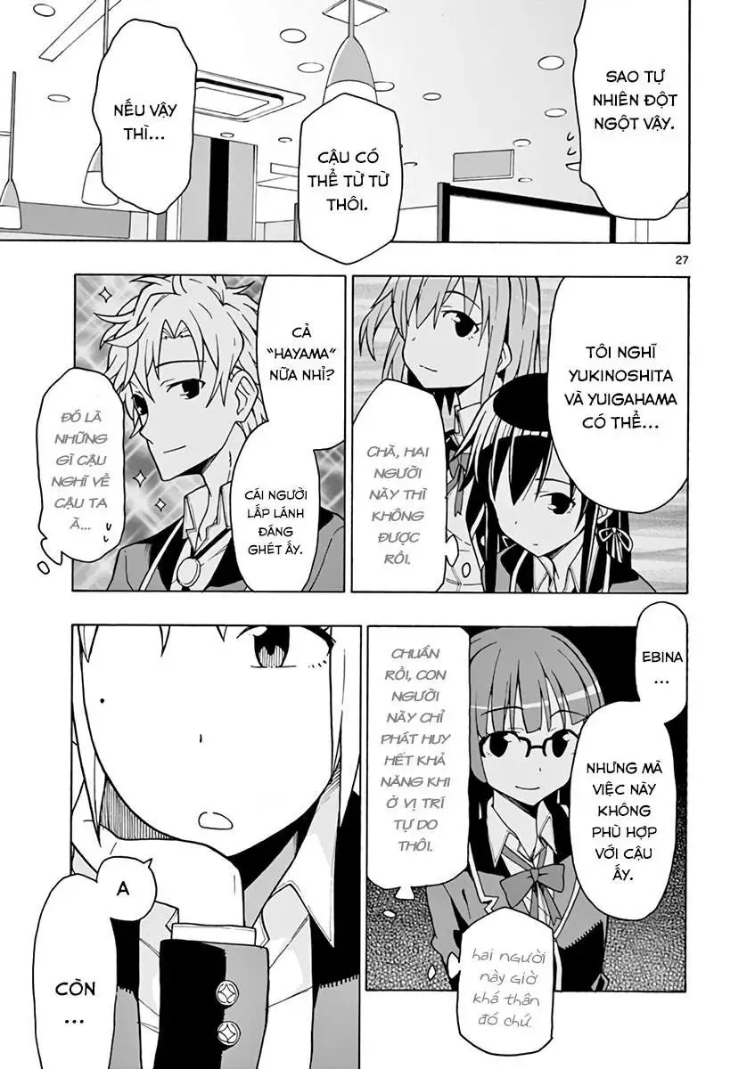 Chuyện Tình Thanh Xuân Bi Hài Của Tôi Quả Nhiên Là Sai Lầm @Comic Chapter 57 - Trang 27