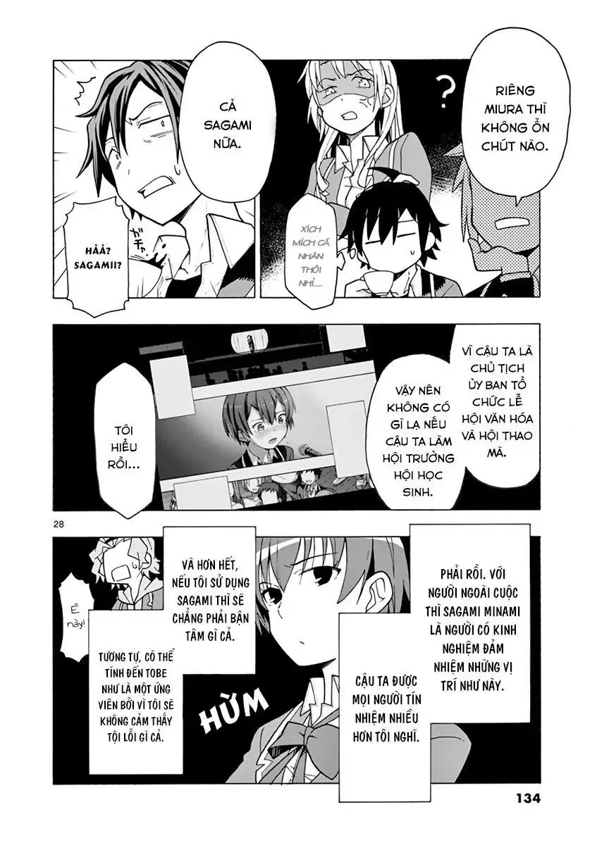 Chuyện Tình Thanh Xuân Bi Hài Của Tôi Quả Nhiên Là Sai Lầm @Comic Chapter 57 - Trang 28