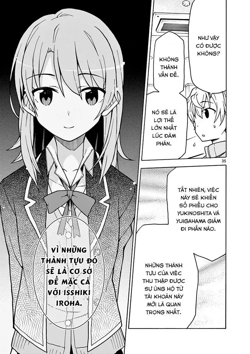 Chuyện Tình Thanh Xuân Bi Hài Của Tôi Quả Nhiên Là Sai Lầm @Comic Chapter 57 - Trang 35