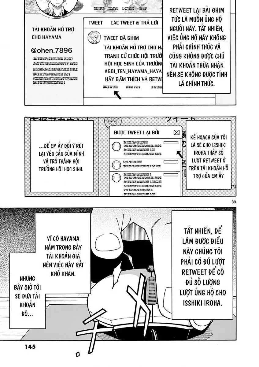 Chuyện Tình Thanh Xuân Bi Hài Của Tôi Quả Nhiên Là Sai Lầm @Comic Chapter 57 - Trang 39