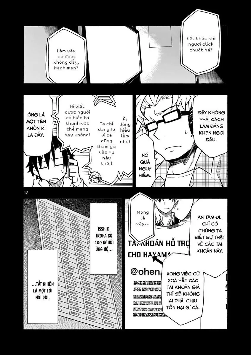 Chuyện Tình Thanh Xuân Bi Hài Của Tôi Quả Nhiên Là Sai Lầm @Comic Chapter 58 - Trang 13