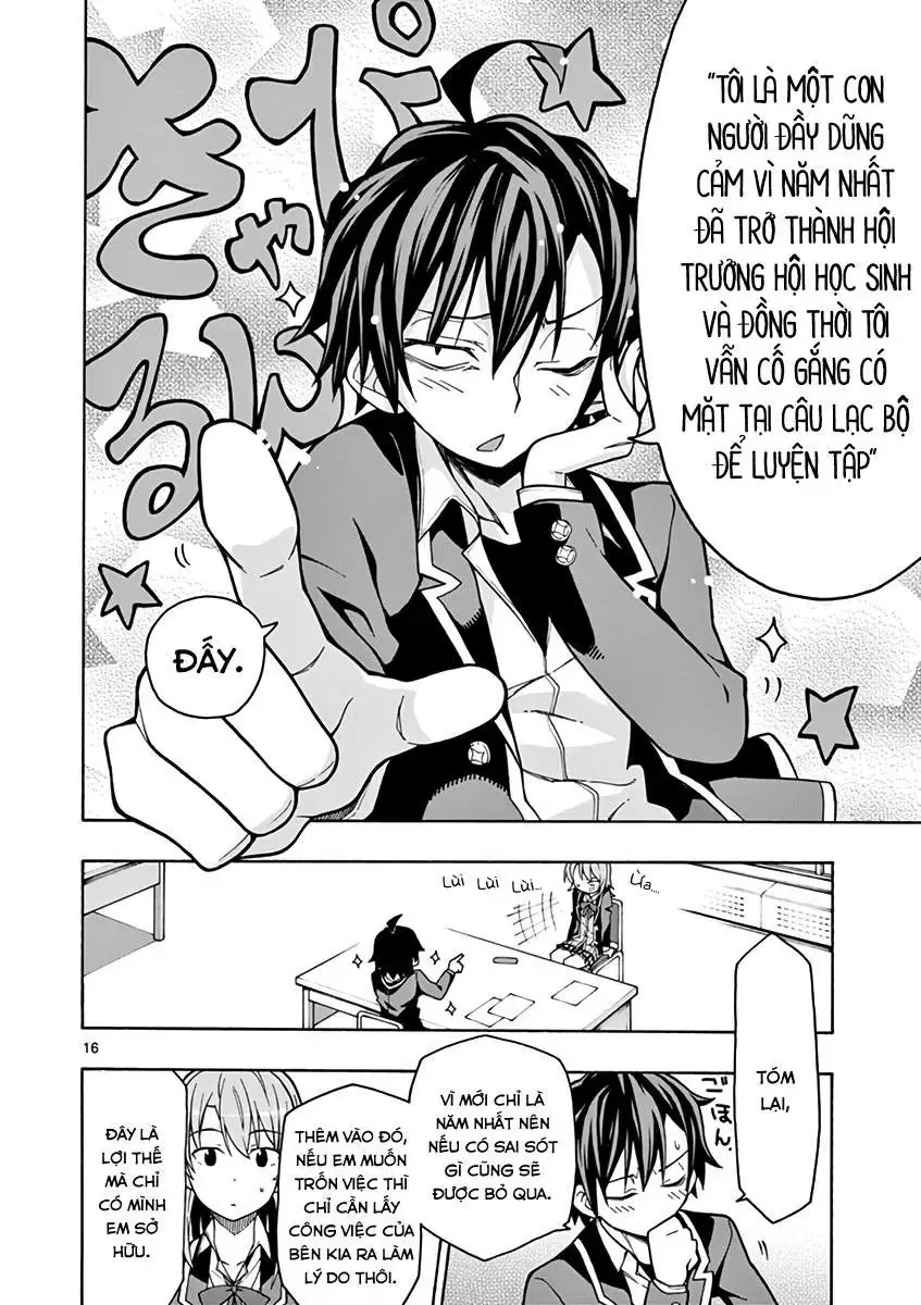 Chuyện Tình Thanh Xuân Bi Hài Của Tôi Quả Nhiên Là Sai Lầm @Comic Chapter 58 - Trang 17