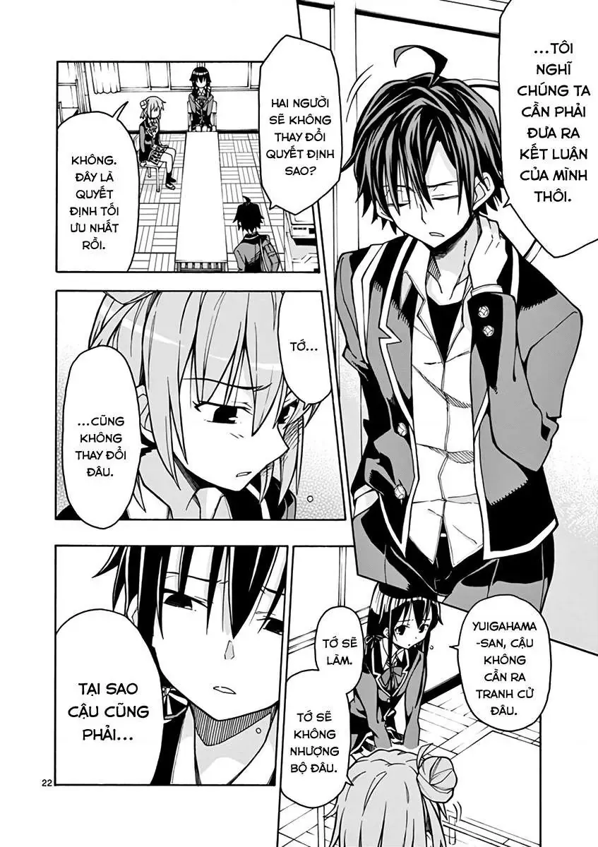 Chuyện Tình Thanh Xuân Bi Hài Của Tôi Quả Nhiên Là Sai Lầm @Comic Chapter 58 - Trang 23