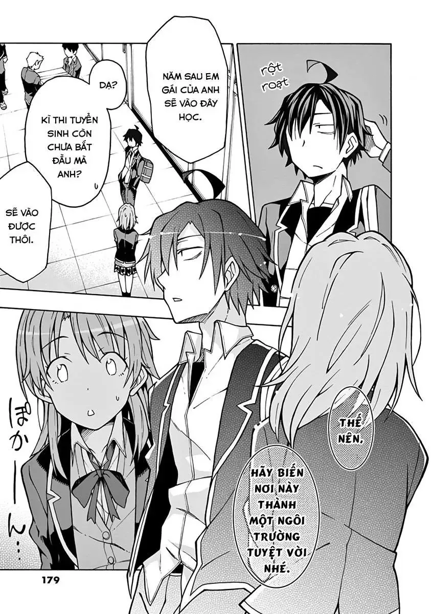 Chuyện Tình Thanh Xuân Bi Hài Của Tôi Quả Nhiên Là Sai Lầm @Comic Chapter 58 - Trang 34