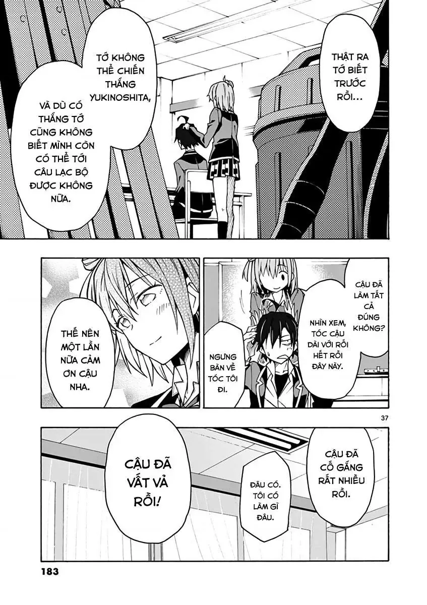 Chuyện Tình Thanh Xuân Bi Hài Của Tôi Quả Nhiên Là Sai Lầm @Comic Chapter 58 - Trang 38