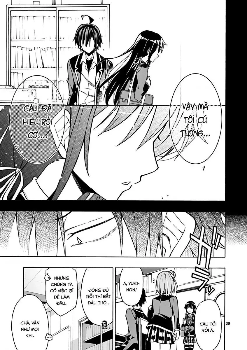 Chuyện Tình Thanh Xuân Bi Hài Của Tôi Quả Nhiên Là Sai Lầm @Comic Chapter 58 - Trang 40