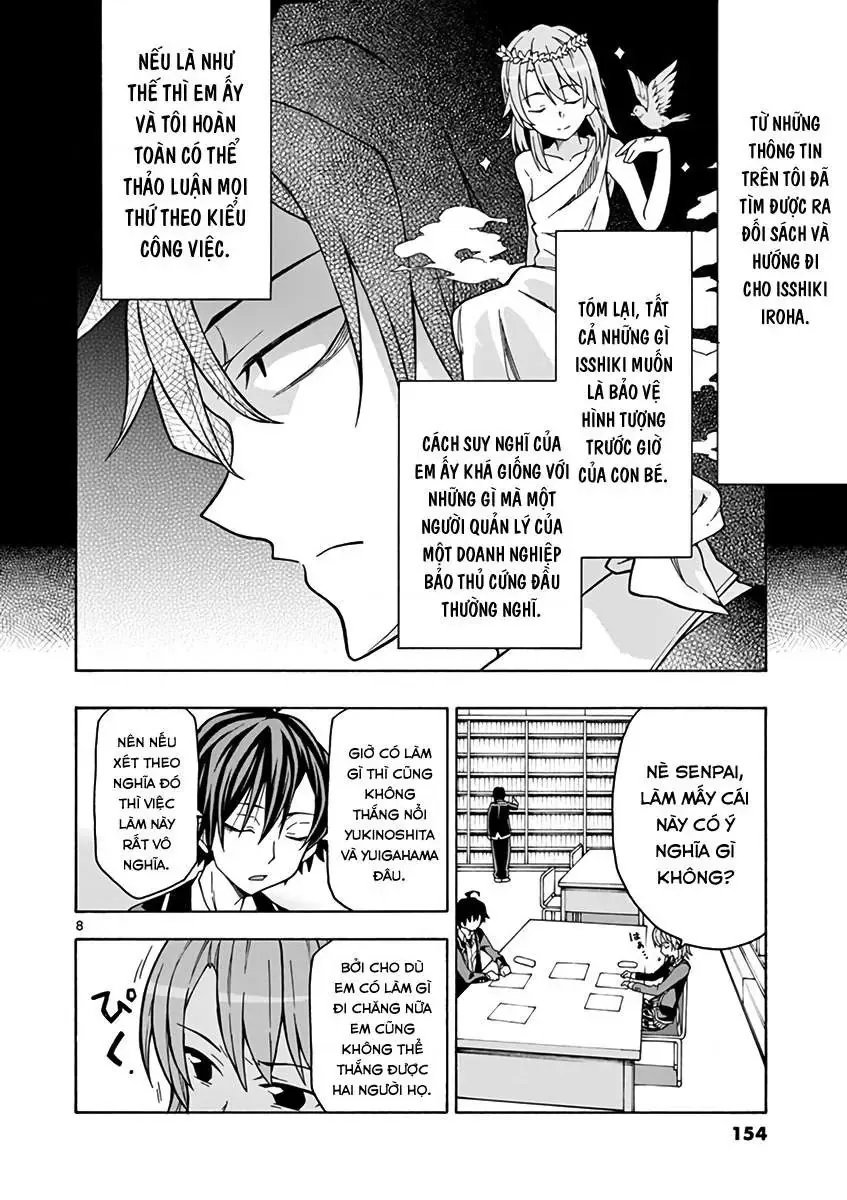 Chuyện Tình Thanh Xuân Bi Hài Của Tôi Quả Nhiên Là Sai Lầm @Comic Chapter 58 - Trang 9