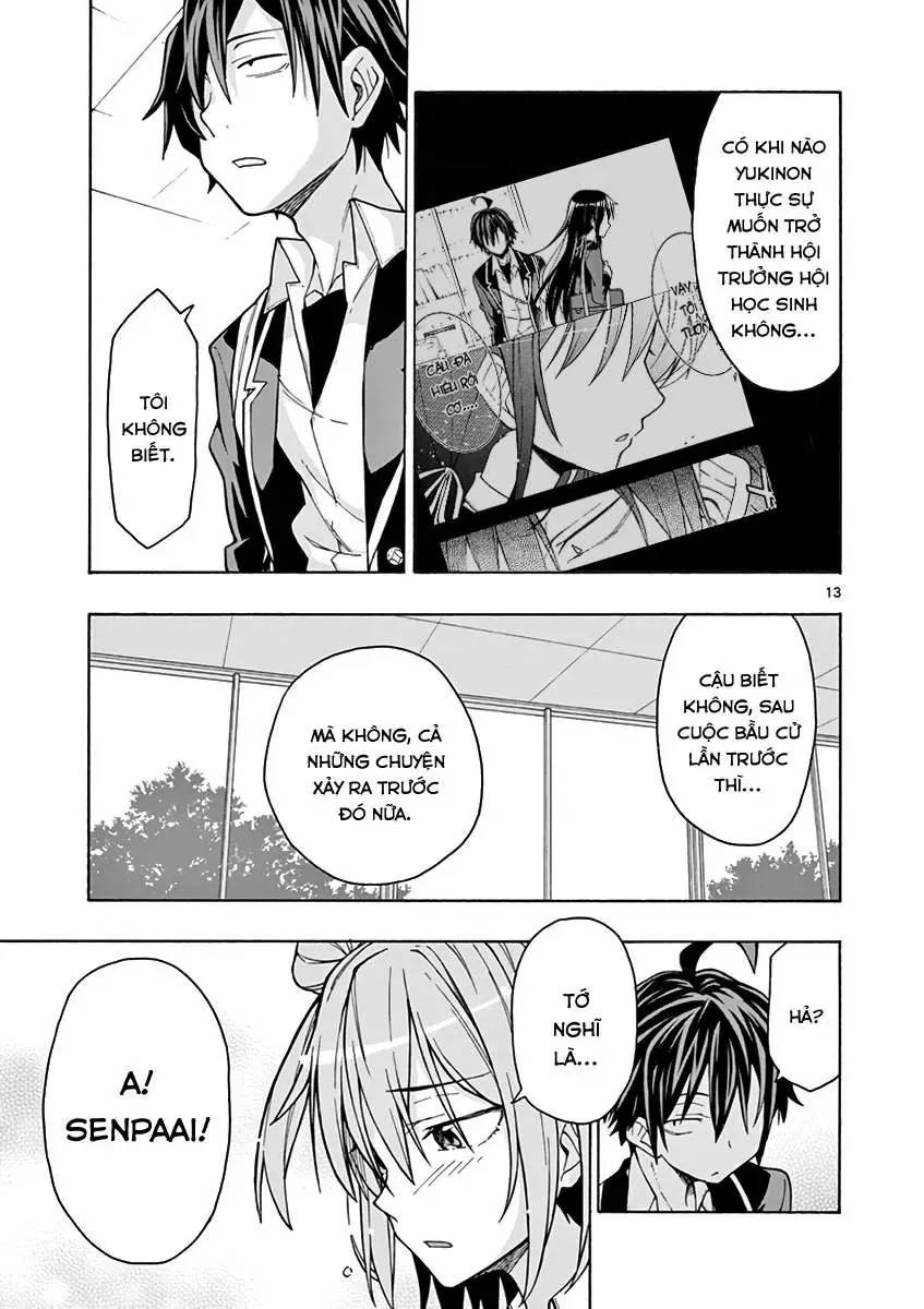 Chuyện Tình Thanh Xuân Bi Hài Của Tôi Quả Nhiên Là Sai Lầm @Comic Chapter 59 - Trang 13
