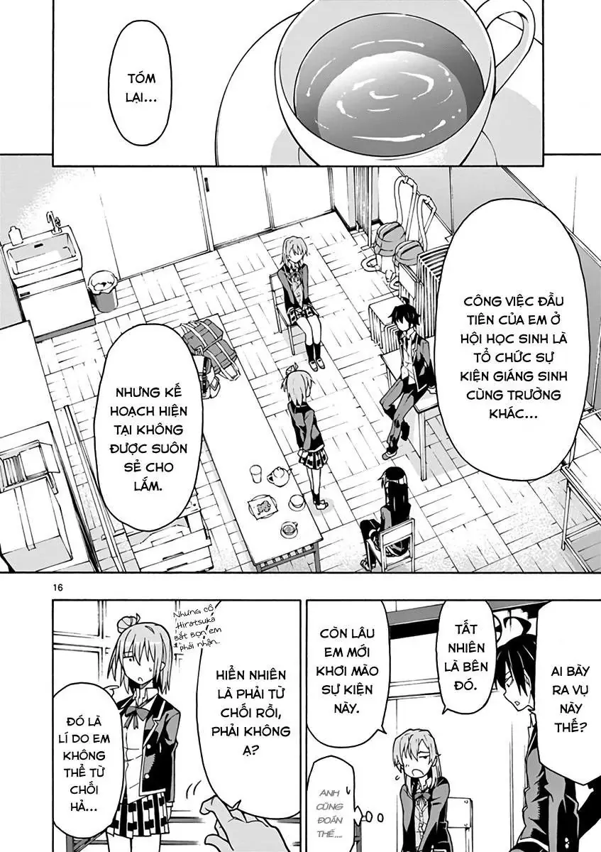 Chuyện Tình Thanh Xuân Bi Hài Của Tôi Quả Nhiên Là Sai Lầm @Comic Chapter 59 - Trang 16