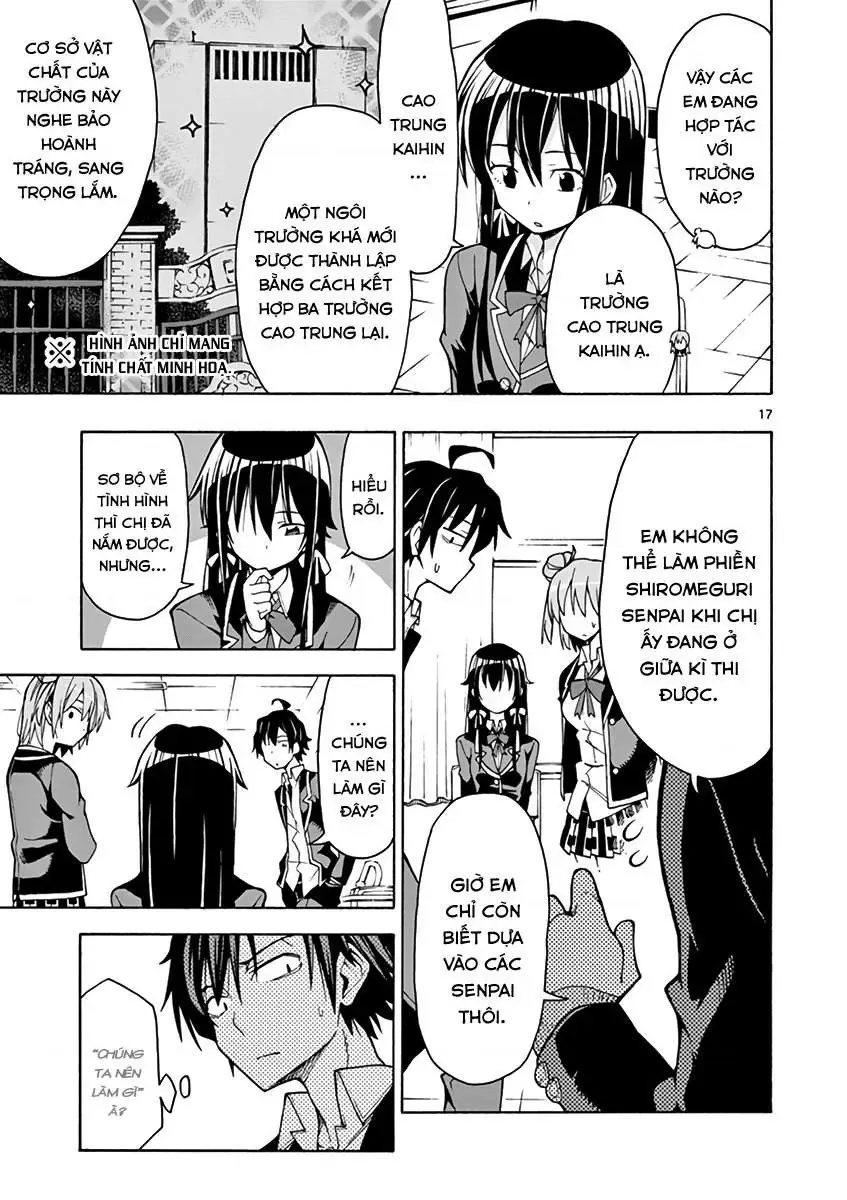 Chuyện Tình Thanh Xuân Bi Hài Của Tôi Quả Nhiên Là Sai Lầm @Comic Chapter 59 - Trang 17