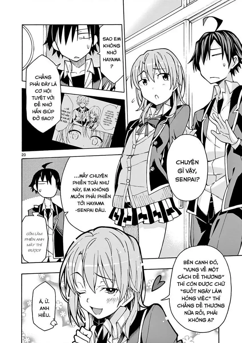 Chuyện Tình Thanh Xuân Bi Hài Của Tôi Quả Nhiên Là Sai Lầm @Comic Chapter 59 - Trang 20
