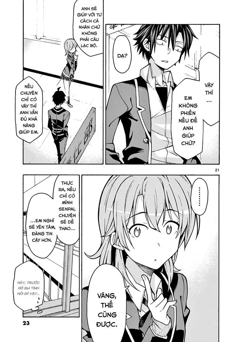 Chuyện Tình Thanh Xuân Bi Hài Của Tôi Quả Nhiên Là Sai Lầm @Comic Chapter 59 - Trang 21