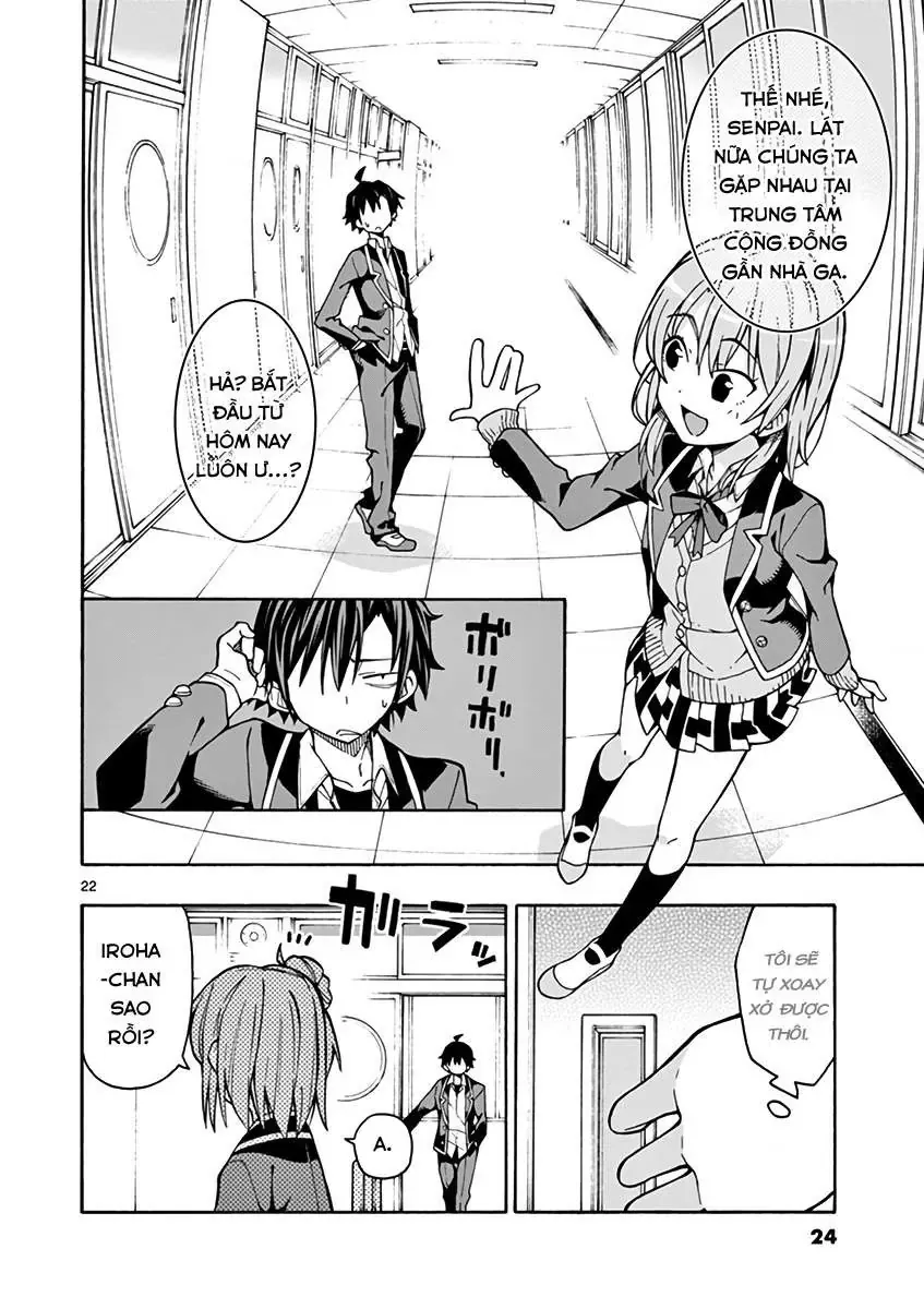 Chuyện Tình Thanh Xuân Bi Hài Của Tôi Quả Nhiên Là Sai Lầm @Comic Chapter 59 - Trang 22