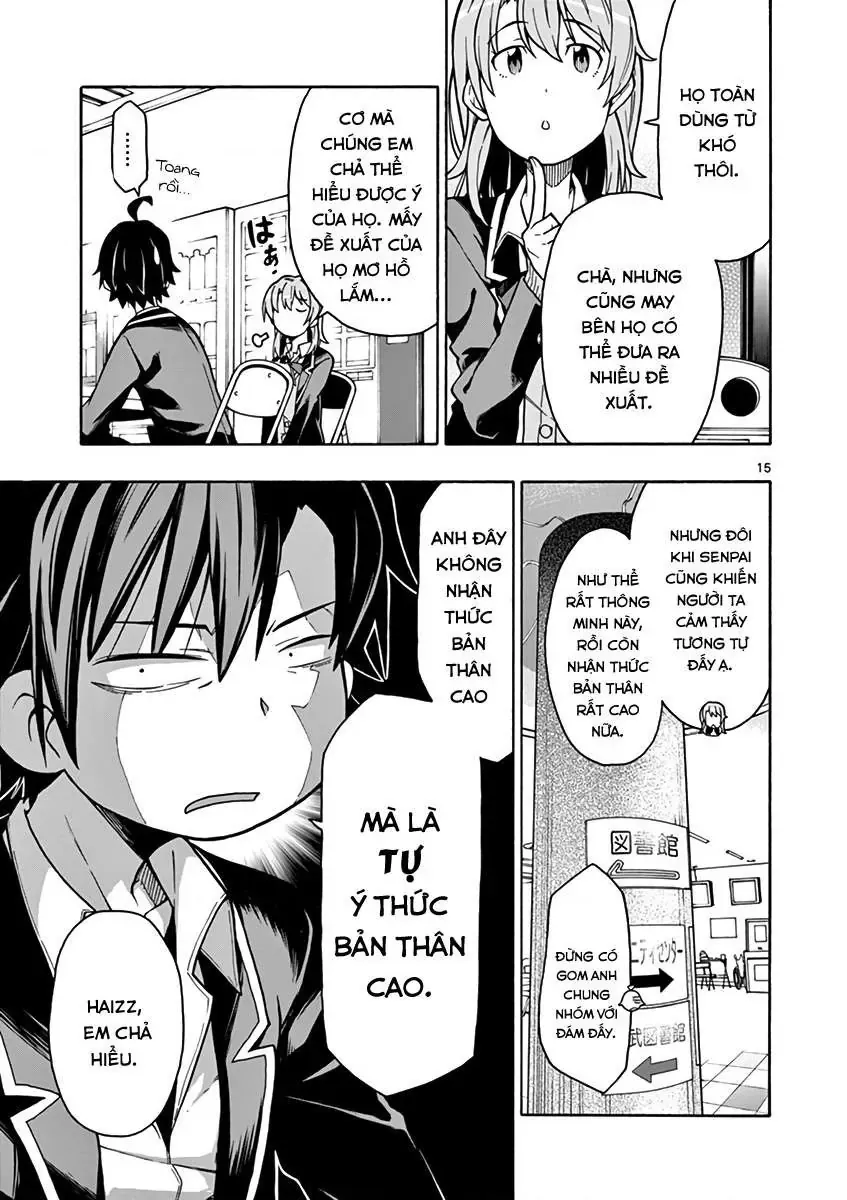 Chuyện Tình Thanh Xuân Bi Hài Của Tôi Quả Nhiên Là Sai Lầm @Comic Chapter 60 - Trang 16