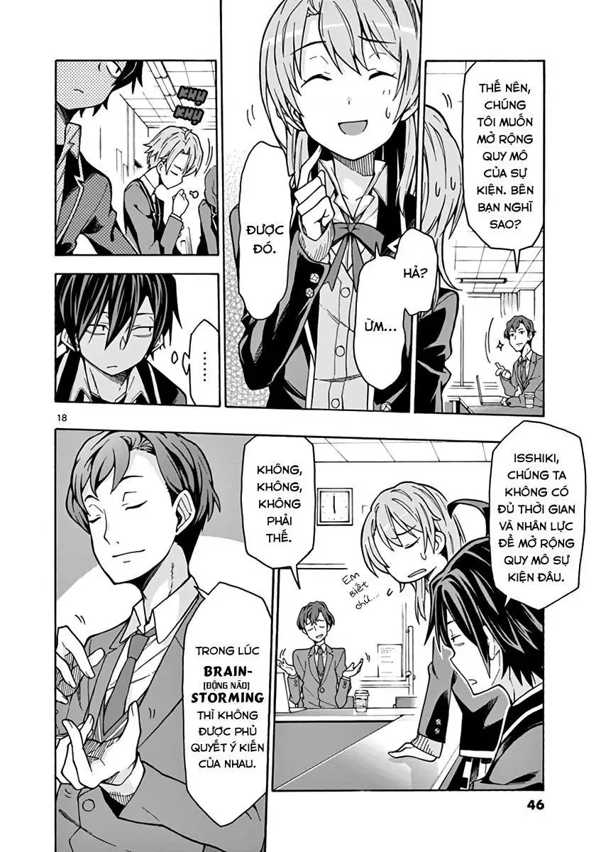 Chuyện Tình Thanh Xuân Bi Hài Của Tôi Quả Nhiên Là Sai Lầm @Comic Chapter 60 - Trang 19