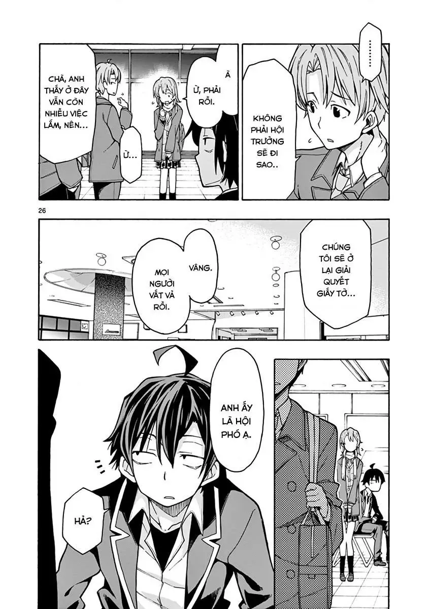 Chuyện Tình Thanh Xuân Bi Hài Của Tôi Quả Nhiên Là Sai Lầm @Comic Chapter 60 - Trang 27