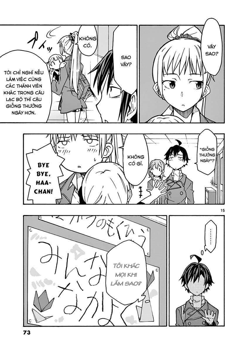 Chuyện Tình Thanh Xuân Bi Hài Của Tôi Quả Nhiên Là Sai Lầm @Comic Chapter 61 - Trang 16