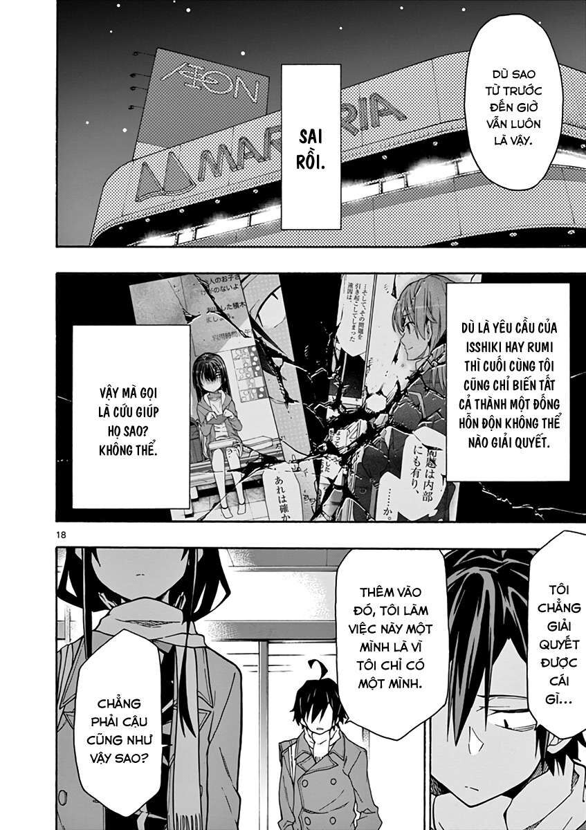 Chuyện Tình Thanh Xuân Bi Hài Của Tôi Quả Nhiên Là Sai Lầm @Comic Chapter 62 - Trang 19