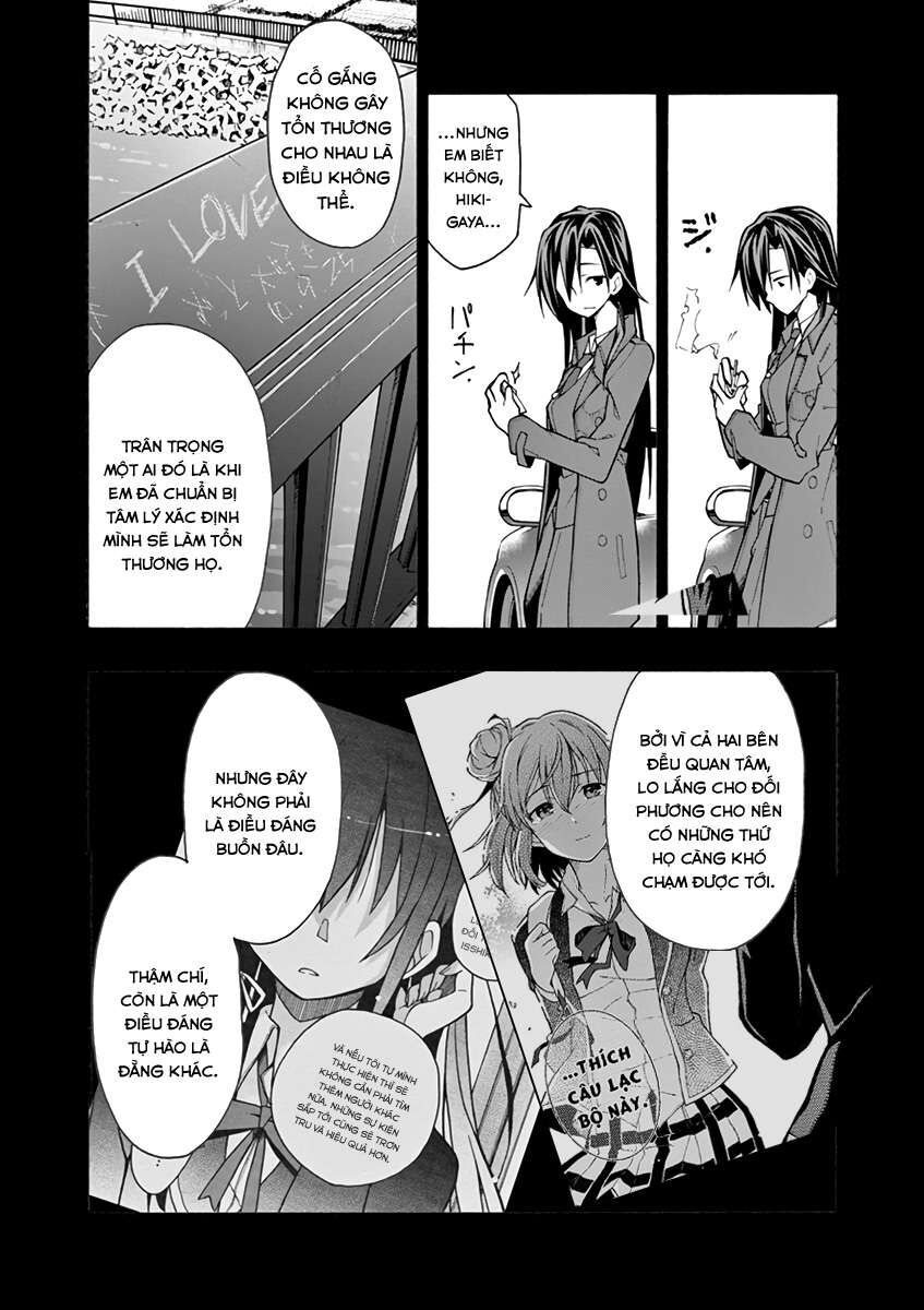Chuyện Tình Thanh Xuân Bi Hài Của Tôi Quả Nhiên Là Sai Lầm @Comic Chapter 63 - Trang 11
