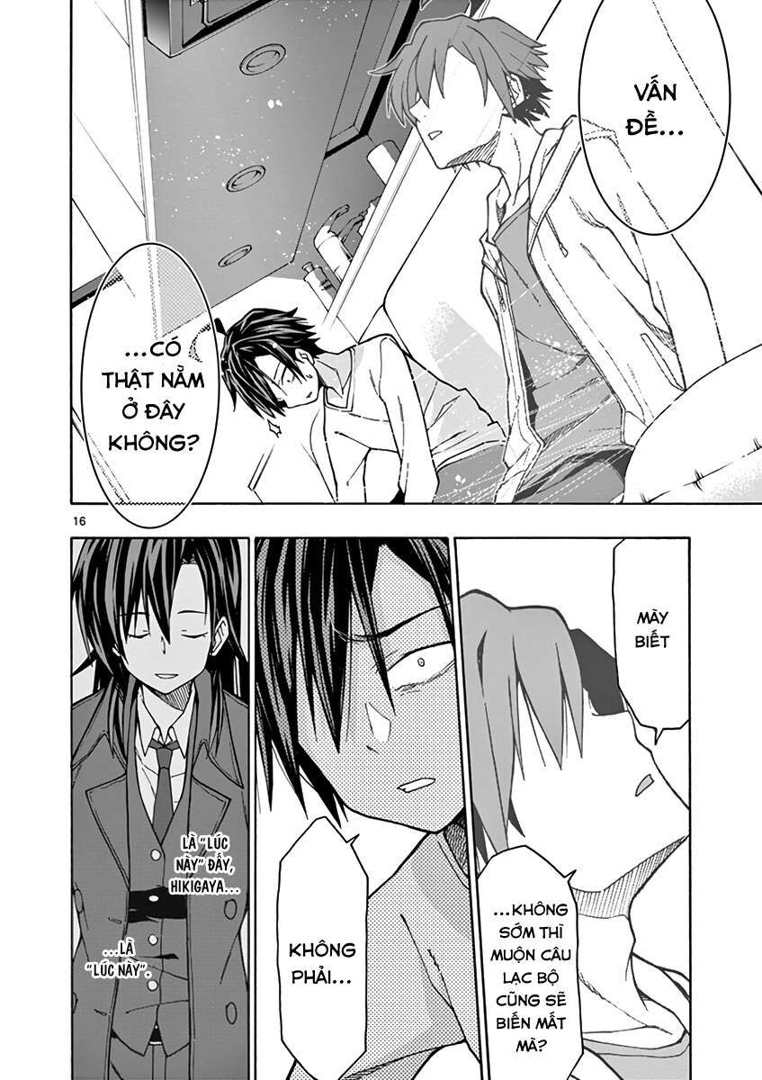 Chuyện Tình Thanh Xuân Bi Hài Của Tôi Quả Nhiên Là Sai Lầm @Comic Chapter 63 - Trang 17