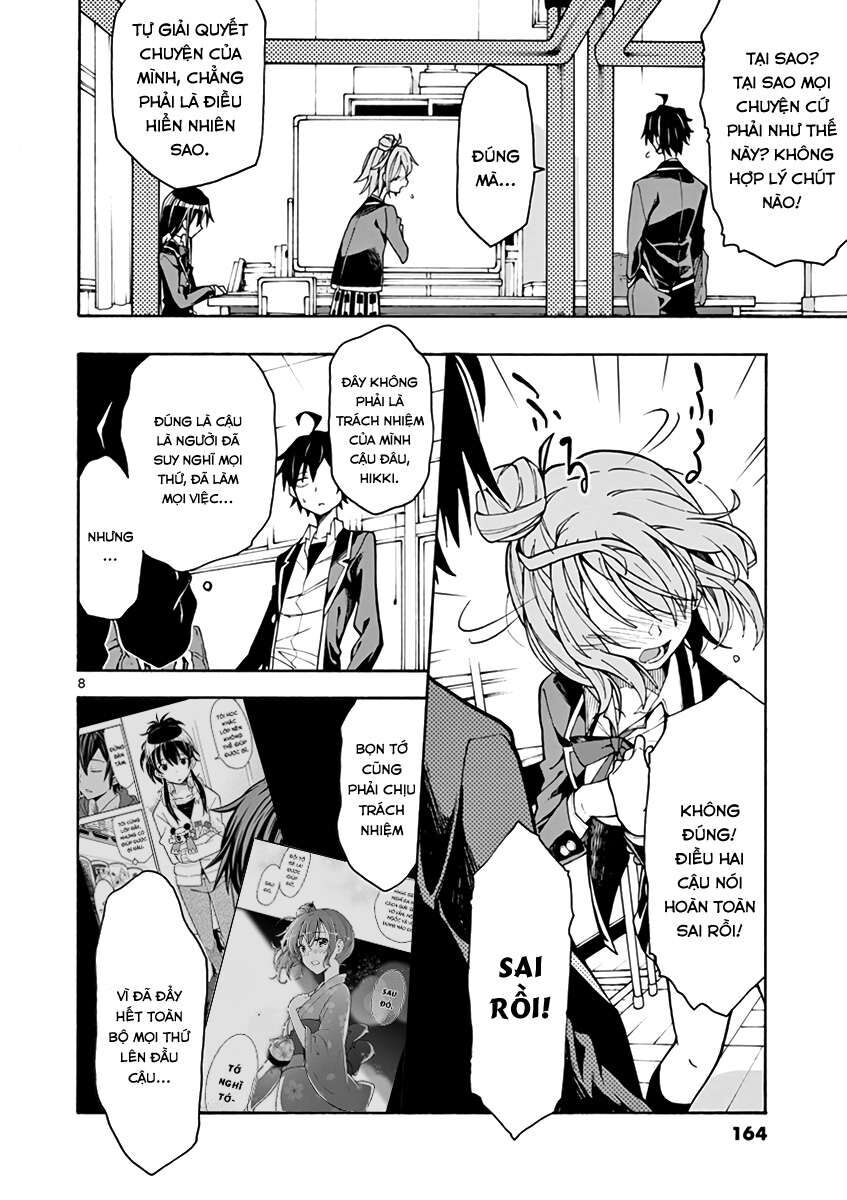 Chuyện Tình Thanh Xuân Bi Hài Của Tôi Quả Nhiên Là Sai Lầm @Comic Chapter 64 - Trang 9
