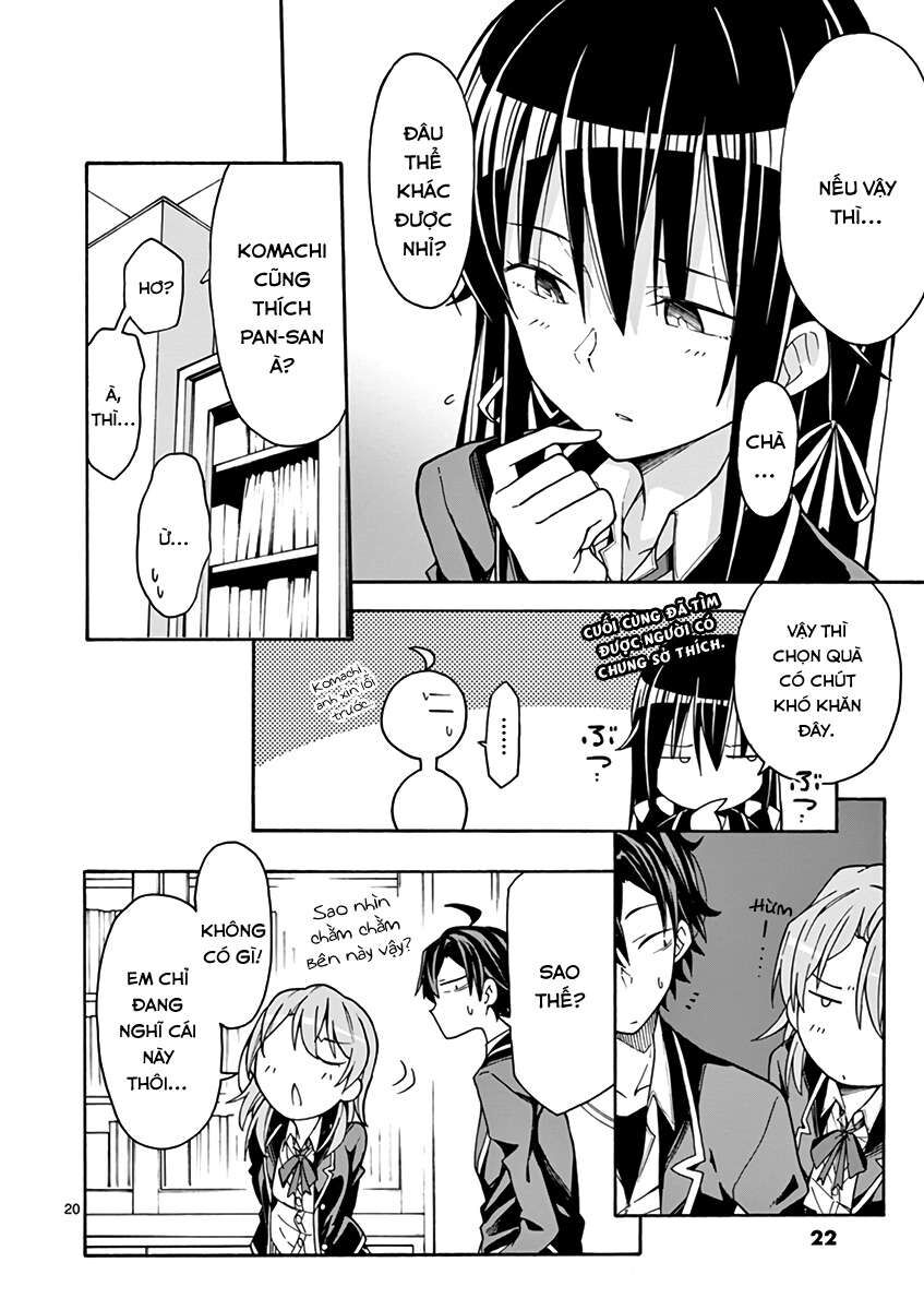 Chuyện Tình Thanh Xuân Bi Hài Của Tôi Quả Nhiên Là Sai Lầm @Comic Chapter 65 - Trang 20