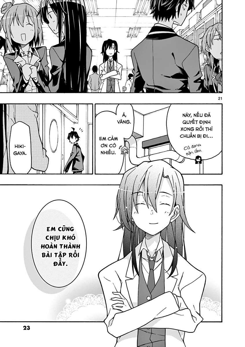 Chuyện Tình Thanh Xuân Bi Hài Của Tôi Quả Nhiên Là Sai Lầm @Comic Chapter 65 - Trang 21