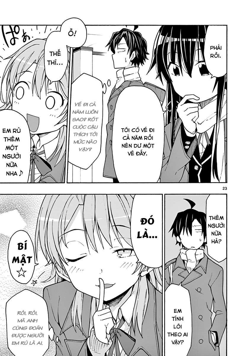 Chuyện Tình Thanh Xuân Bi Hài Của Tôi Quả Nhiên Là Sai Lầm @Comic Chapter 65 - Trang 23