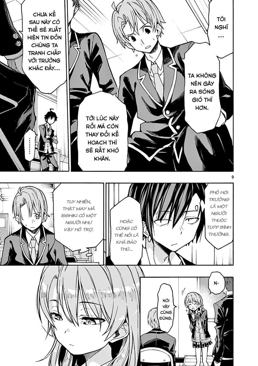 Chuyện Tình Thanh Xuân Bi Hài Của Tôi Quả Nhiên Là Sai Lầm @Comic Chapter 69 - Trang 10