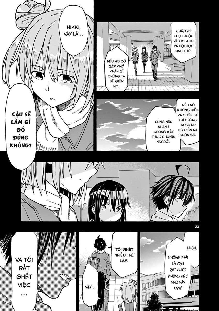 Chuyện Tình Thanh Xuân Bi Hài Của Tôi Quả Nhiên Là Sai Lầm @Comic Chapter 69 - Trang 24