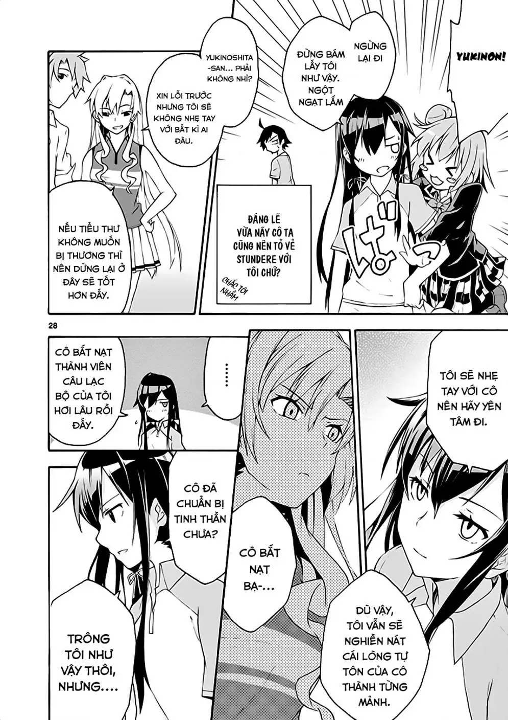 Chuyện Tình Thanh Xuân Bi Hài Của Tôi Quả Nhiên Là Sai Lầm @Comic Chapter 7 - Trang 28