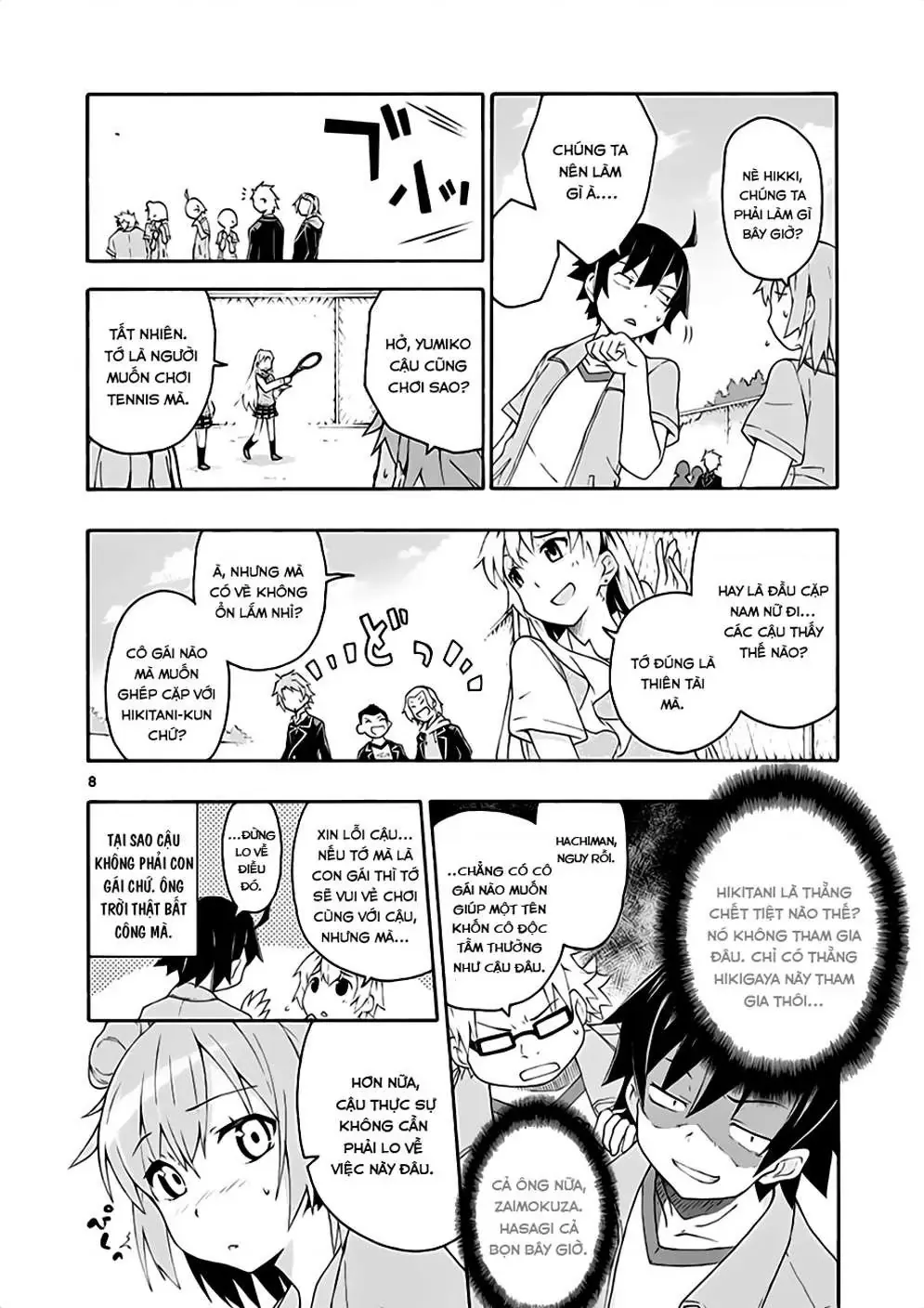 Chuyện Tình Thanh Xuân Bi Hài Của Tôi Quả Nhiên Là Sai Lầm @Comic Chapter 7 - Trang 9