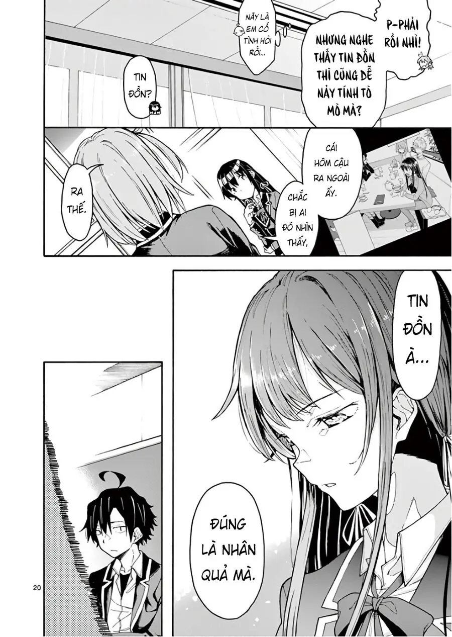 Chuyện Tình Thanh Xuân Bi Hài Của Tôi Quả Nhiên Là Sai Lầm @Comic Chapter 75 - Trang 21