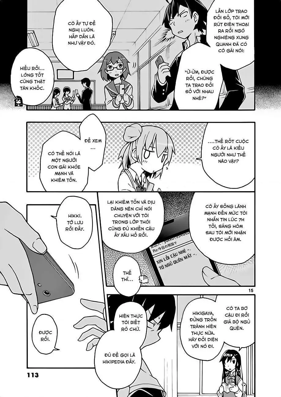 Chuyện Tình Thanh Xuân Bi Hài Của Tôi Quả Nhiên Là Sai Lầm @Comic Chapter 9 - Trang 15