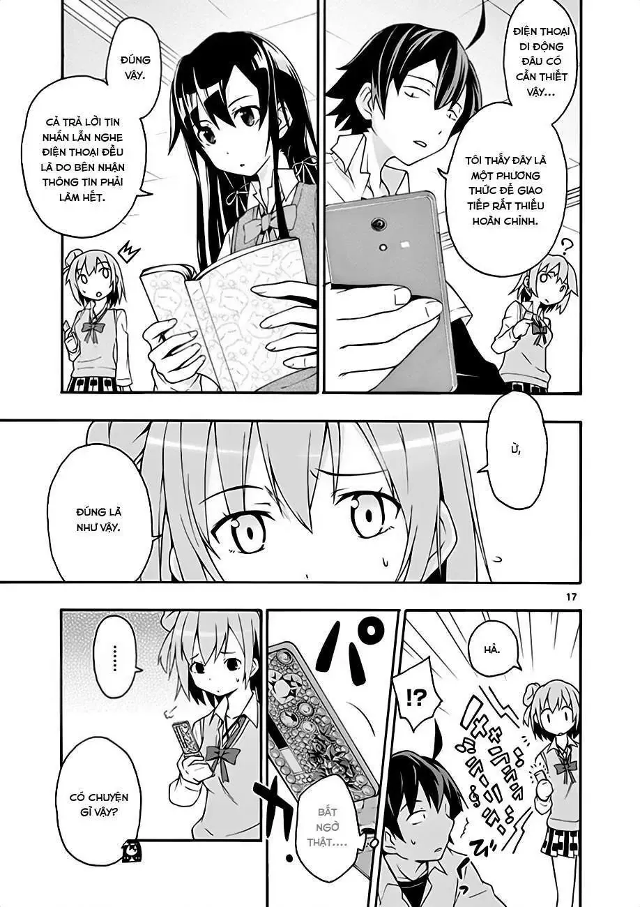 Chuyện Tình Thanh Xuân Bi Hài Của Tôi Quả Nhiên Là Sai Lầm @Comic Chapter 9 - Trang 17