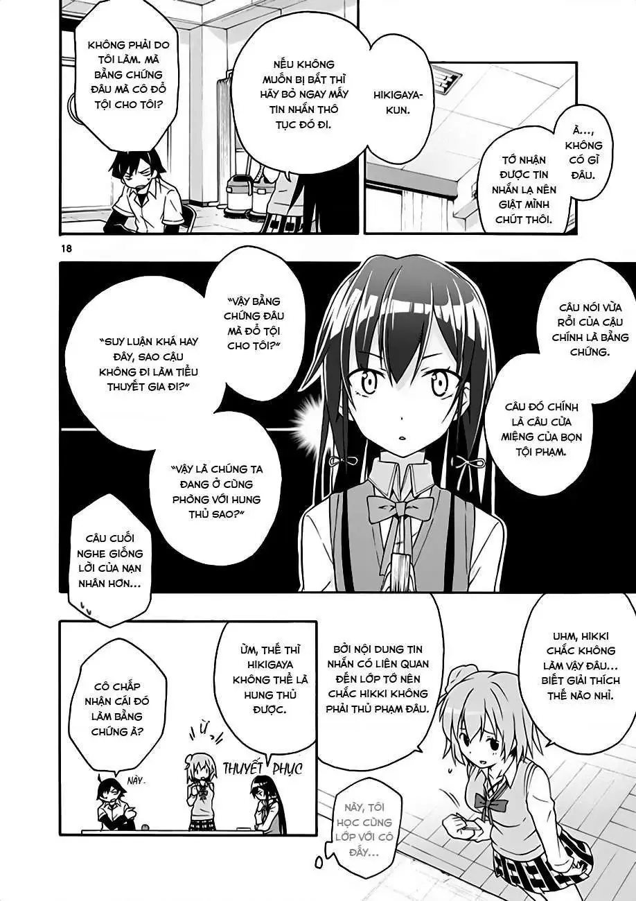 Chuyện Tình Thanh Xuân Bi Hài Của Tôi Quả Nhiên Là Sai Lầm @Comic Chapter 9 - Trang 18