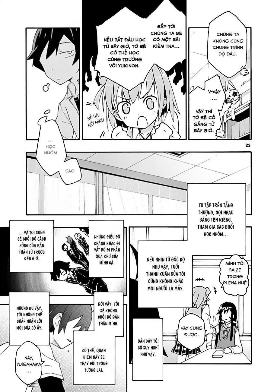Chuyện Tình Thanh Xuân Bi Hài Của Tôi Quả Nhiên Là Sai Lầm @Comic Chapter 9 - Trang 23