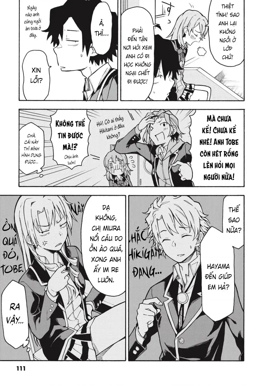 Chuyện Tình Thanh Xuân Bi Hài Của Tôi Quả Nhiên Là Sai Lầm @Comic Chapter 90 - Trang 12
