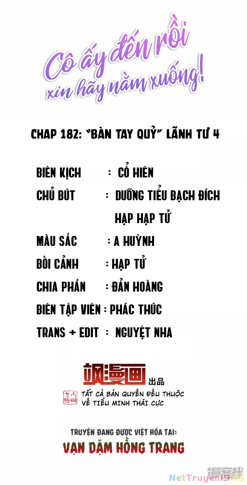 Cô ấy đến rồi, xin hãy nằm xuống! Chapter 182 - Trang 3