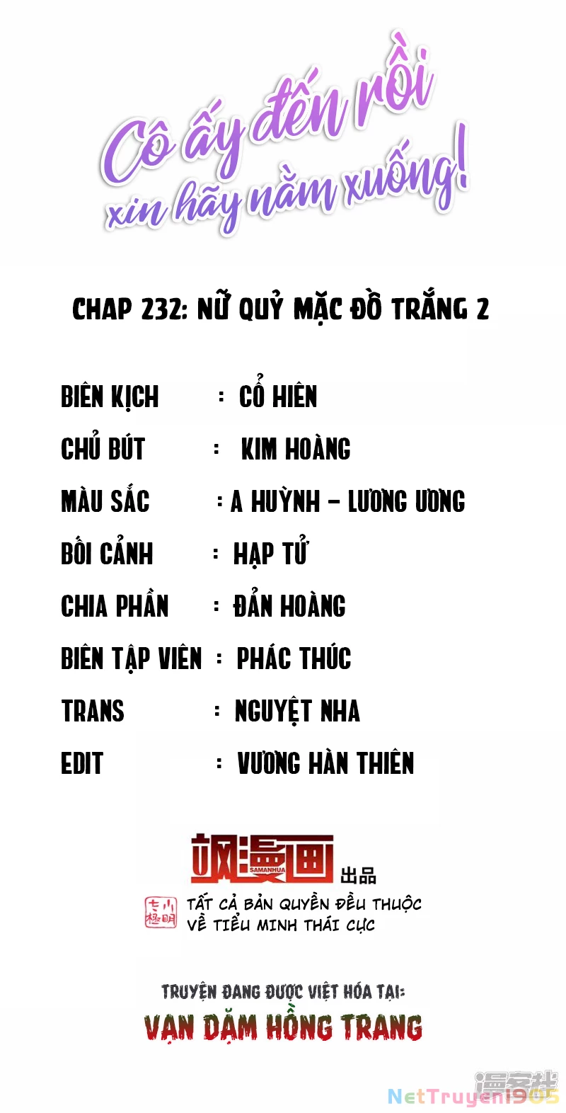 Cô ấy đến rồi, xin hãy nằm xuống! Chapter 232 - Trang 4